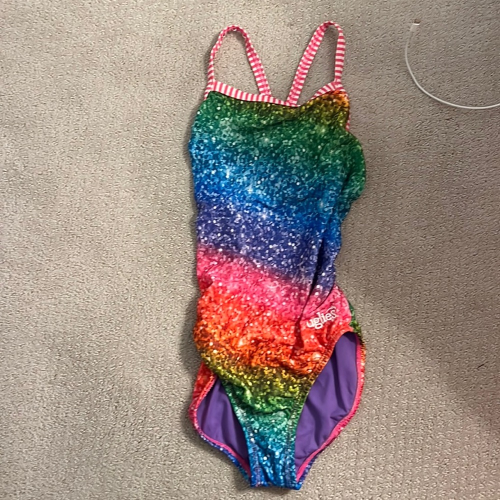 Uglies girls swim bathing suit dolphin size 28